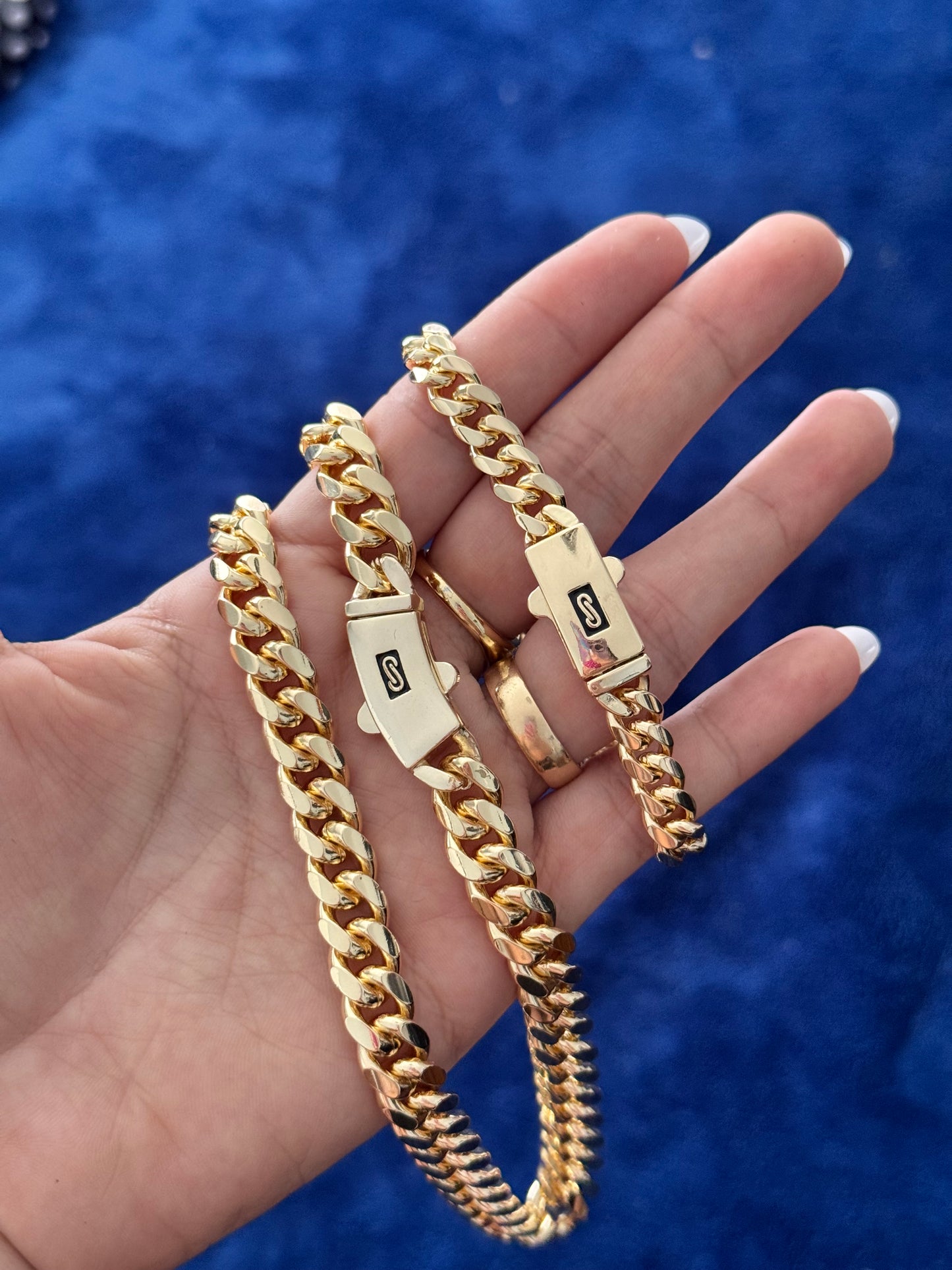 Cadena Mónaco 14k